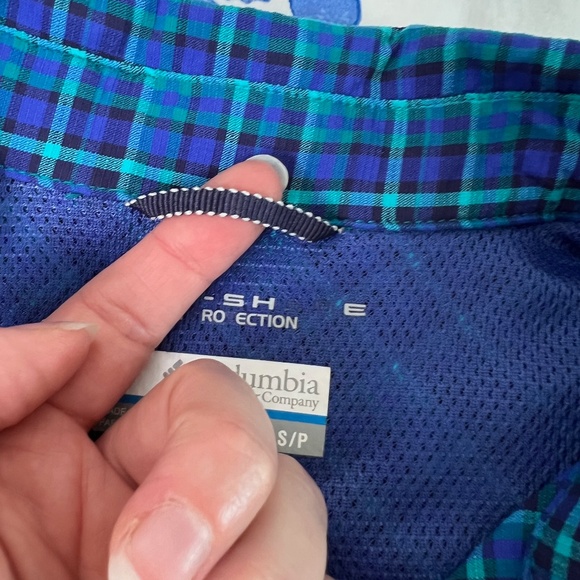 UPF 40 Women's Columbia Omni-Shade Moisture Wicking Long Sleeve Shirt Small - Picture 12 of 16